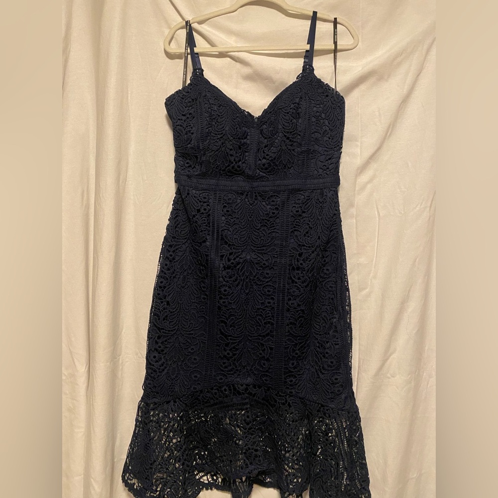 Guess Navy Lace Dress
